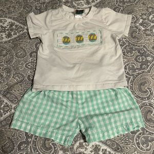 Easter Egg Size 2 The Smocking Place Short Set